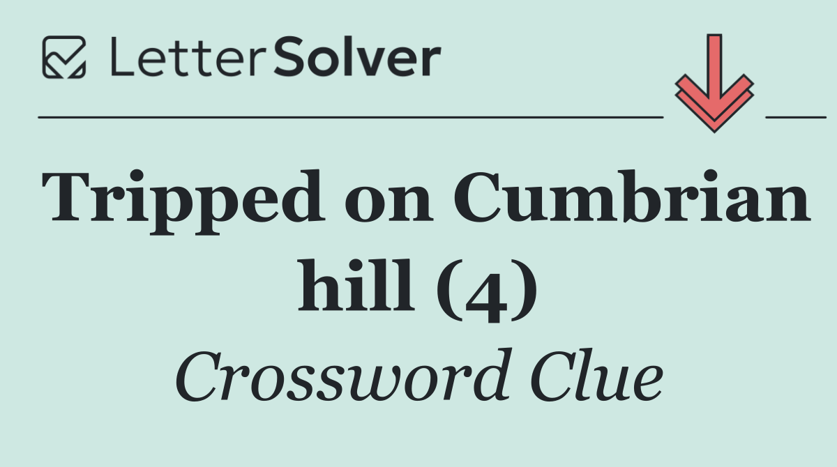 Tripped on Cumbrian hill (4)