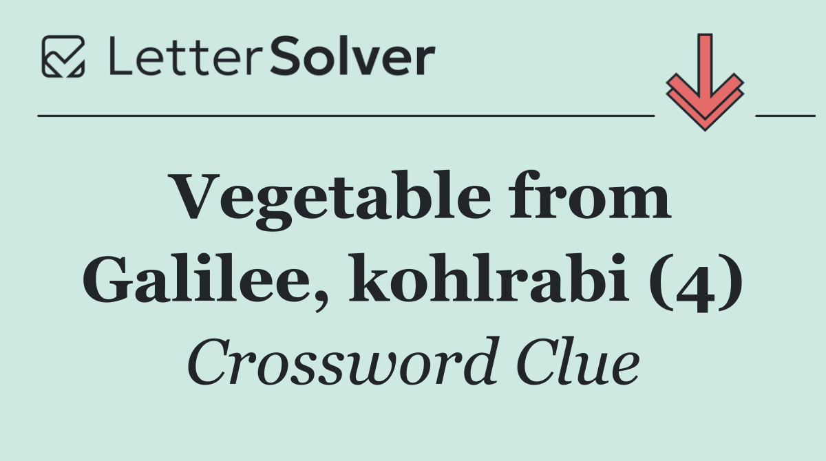 Vegetable from Galilee, kohlrabi (4)