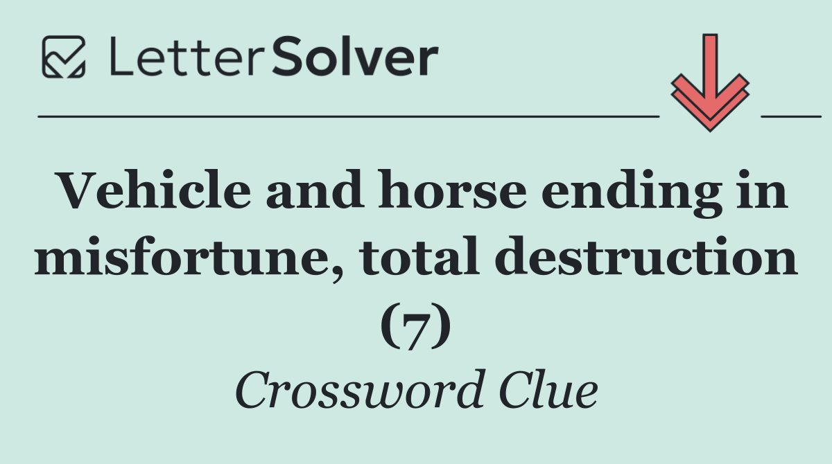 Vehicle and horse ending in misfortune, total destruction (7)