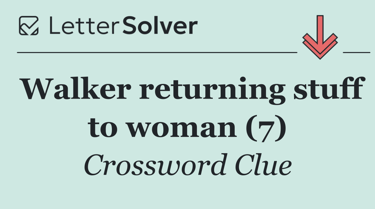 Walker returning stuff to woman (7)
