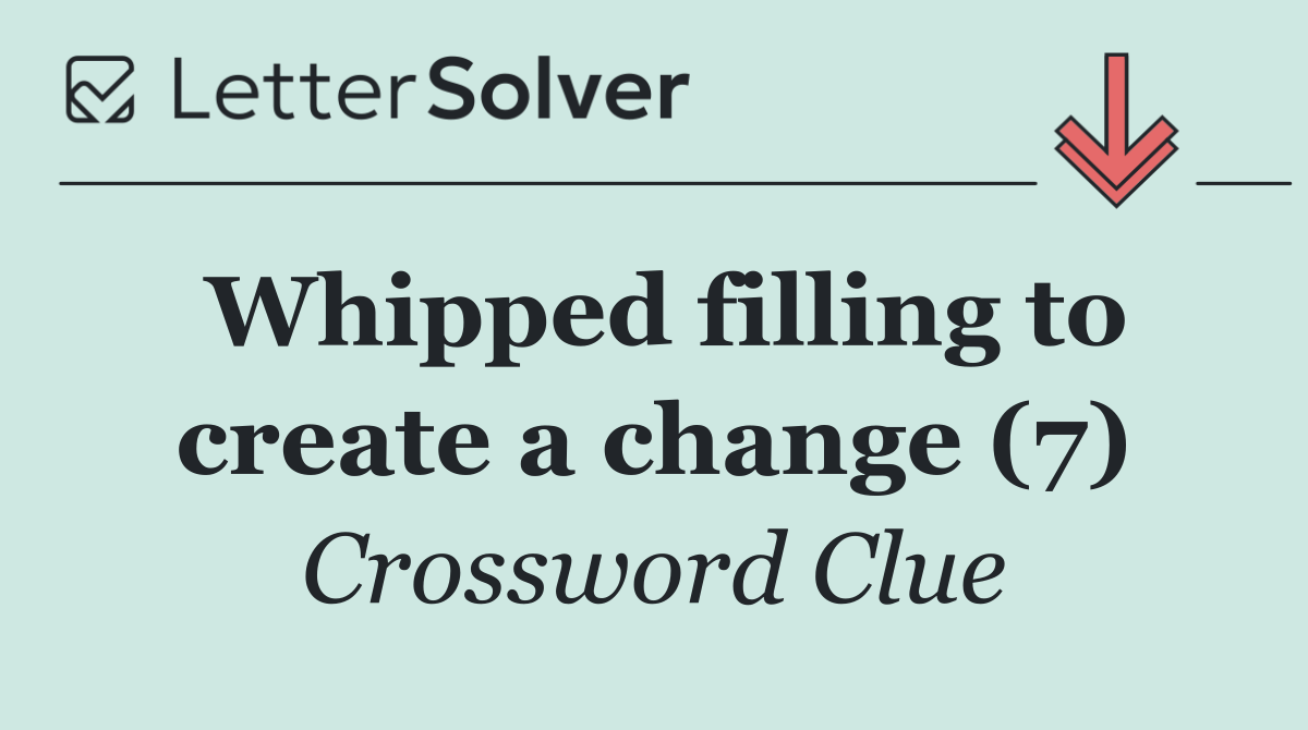 Whipped filling to create a change (7)