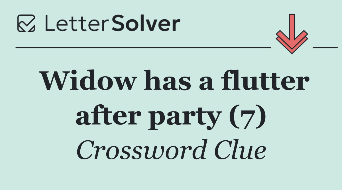 Widow has a flutter after party (7)