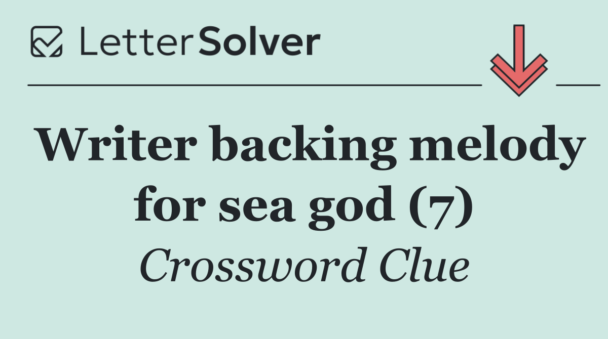 Writer backing melody for sea god (7)