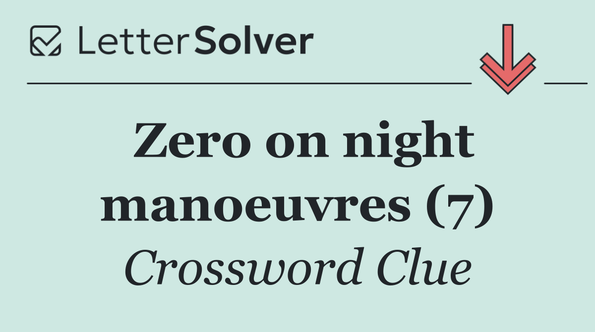 Zero on night manoeuvres (7)