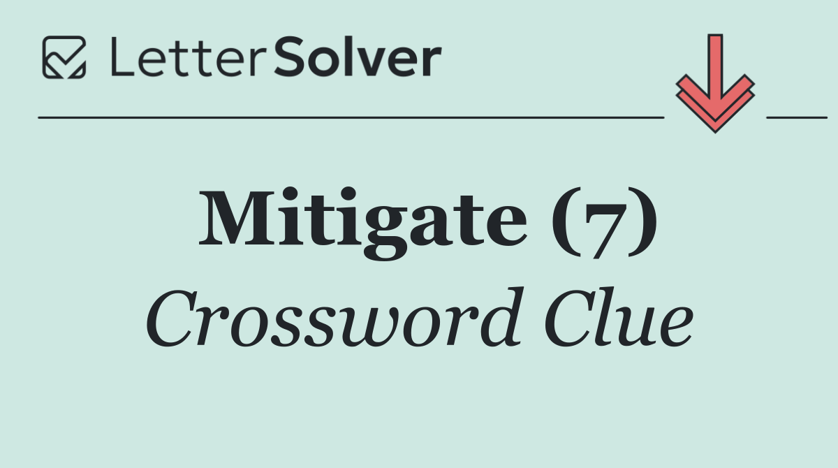 Mitigate (7)