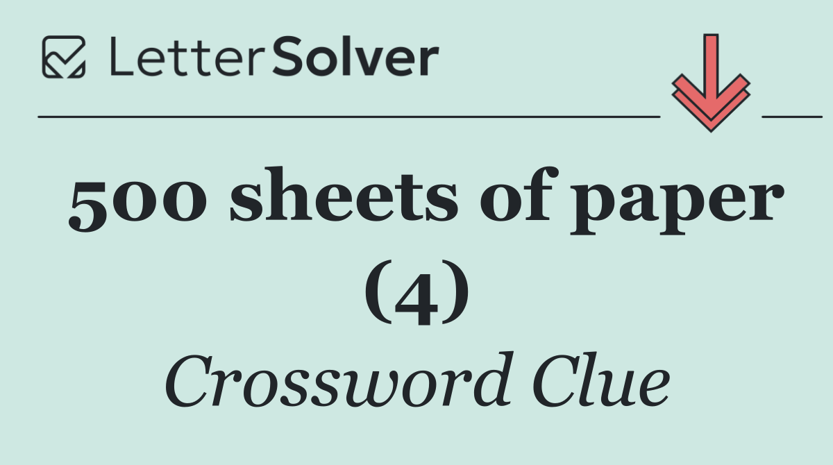 500 sheets of paper (4)