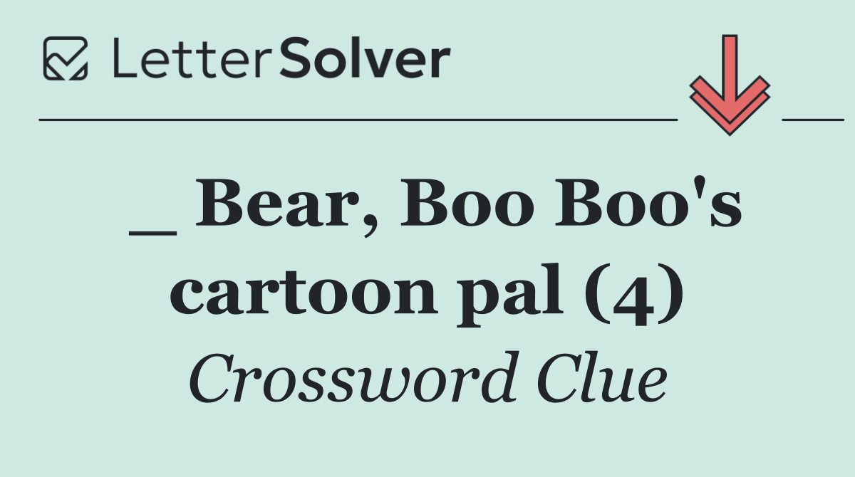 _ Bear, Boo Boo's cartoon pal (4)