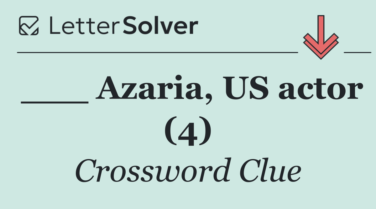 ___ Azaria, US actor (4)