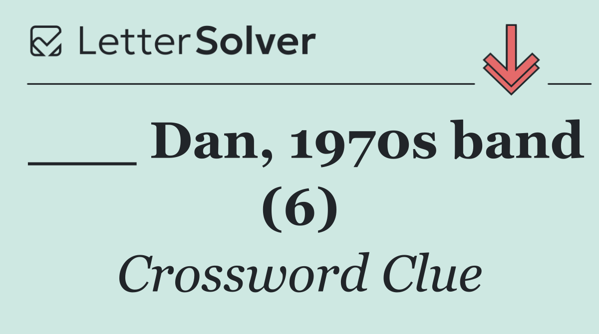 ___ Dan, 1970s band (6)