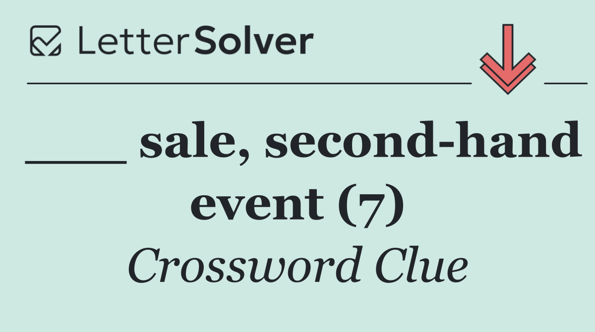 ___ sale, second hand event (7)