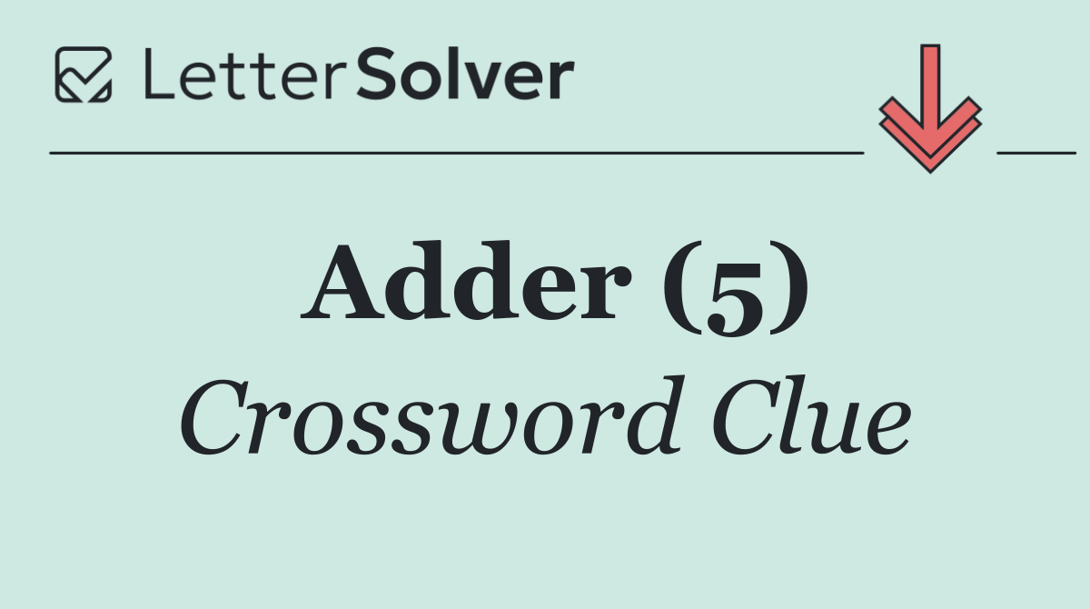 Adder (5)