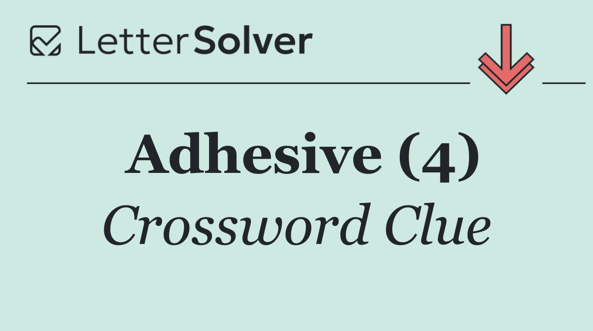 Adhesive (4)