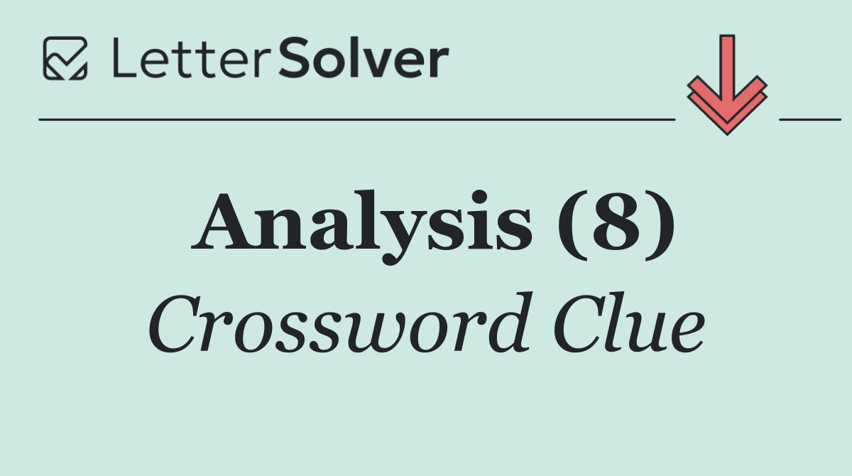 Analysis (8)