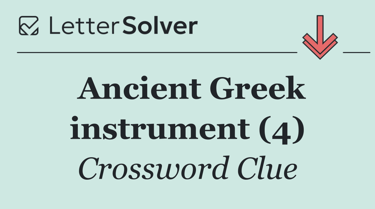 Ancient Greek instrument (4)