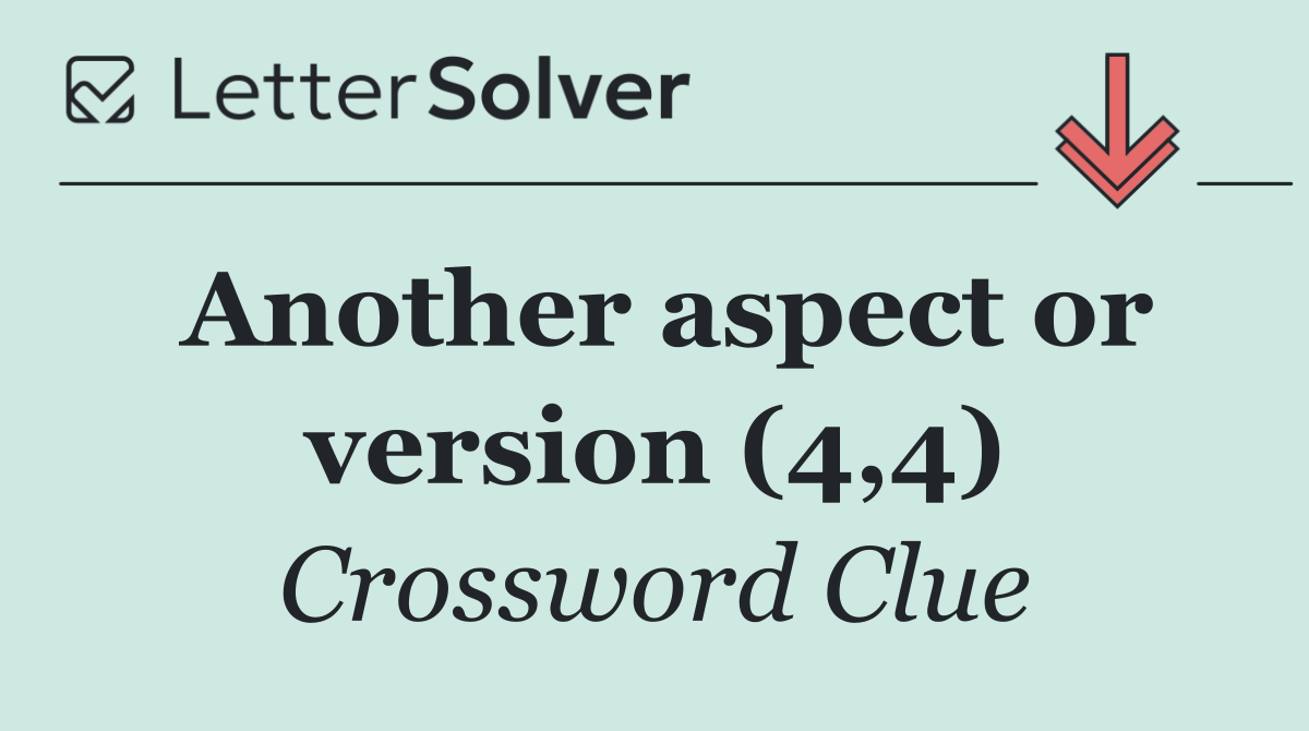 Another aspect or version (4,4)