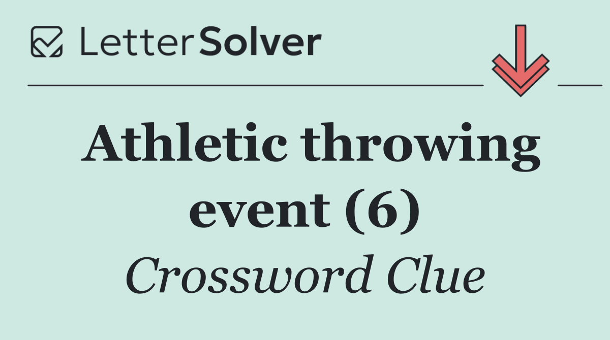 Athletic throwing event (6)