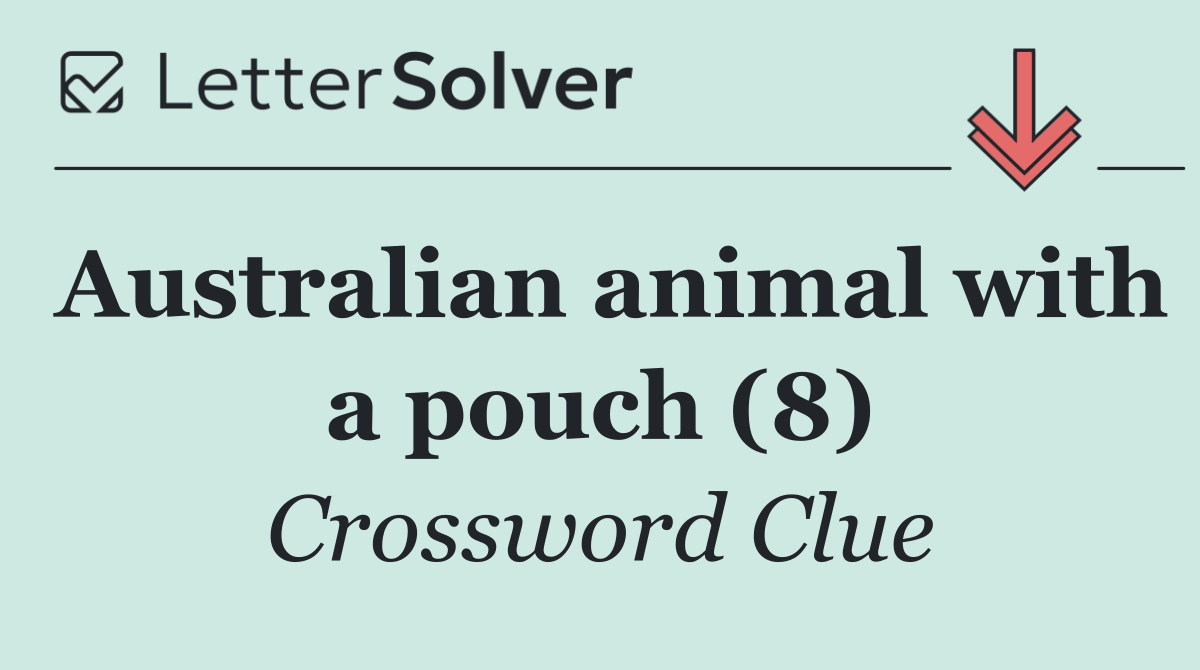 Australian animal with a pouch (8)