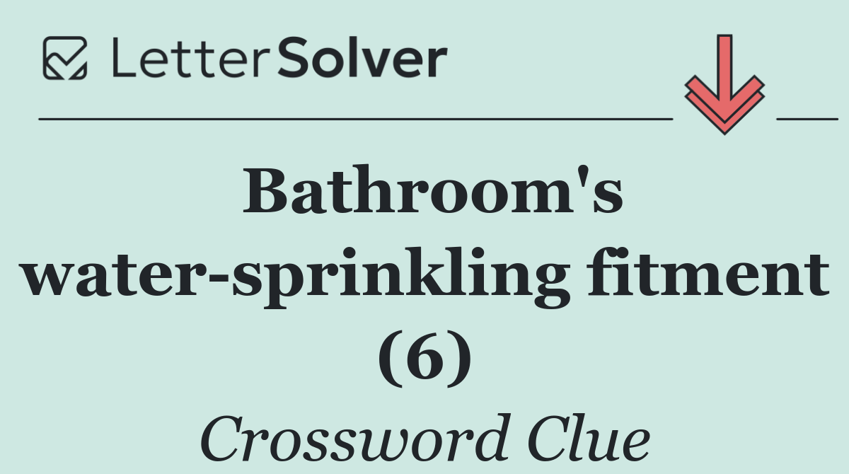 Bathroom's water sprinkling fitment (6)