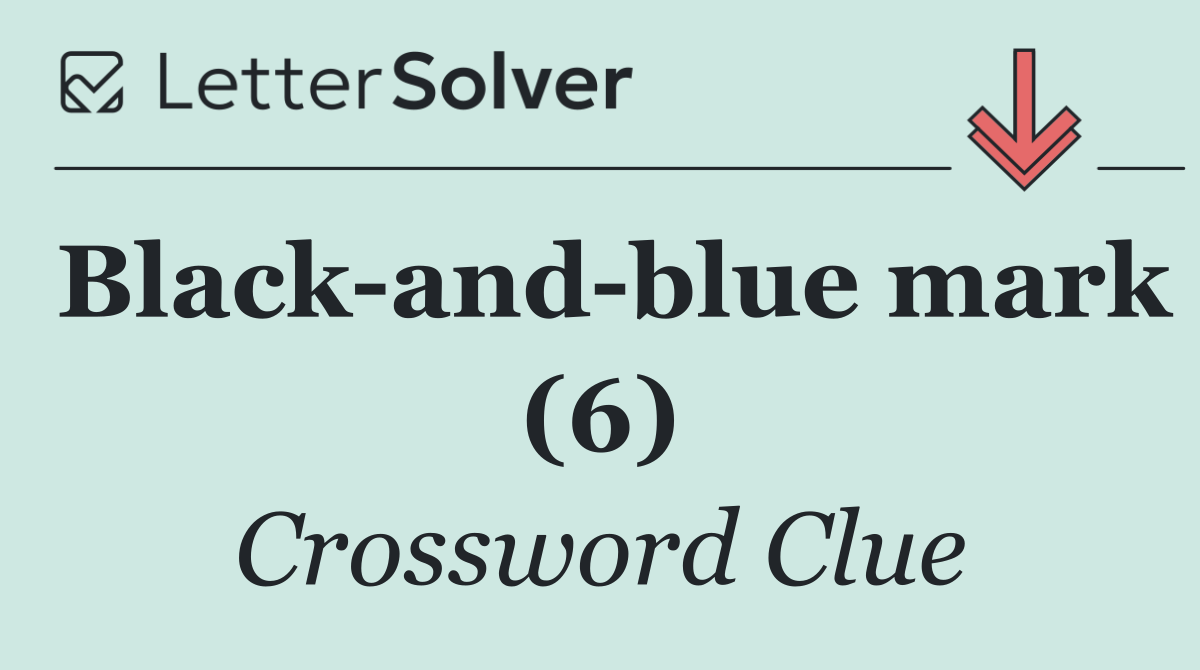 Black and blue mark (6)