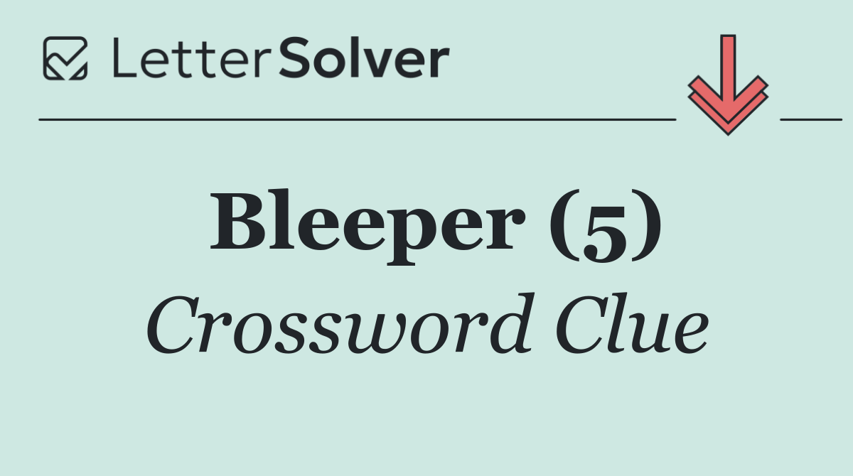 Bleeper (5)