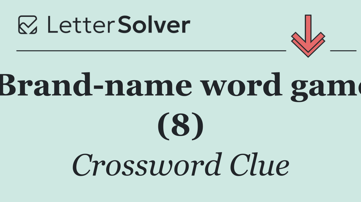 Brand name word game (8)