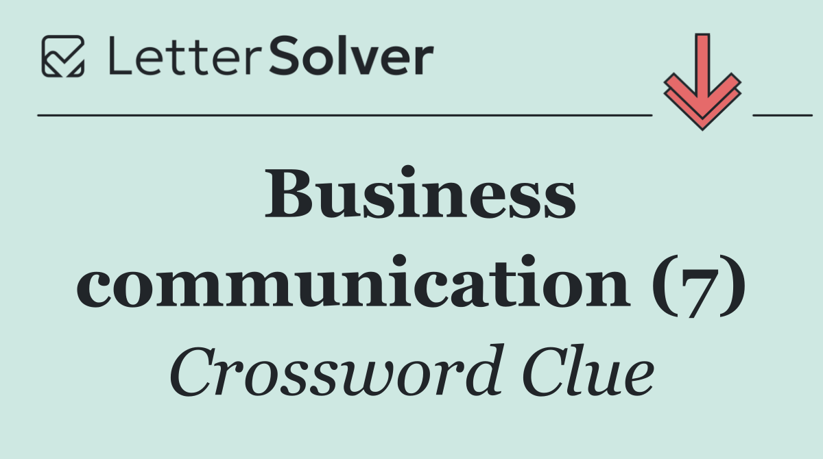 Business communication (7)