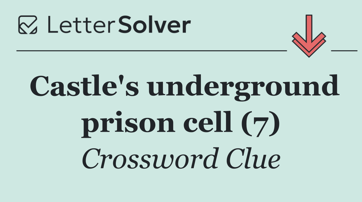 Castle's underground prison cell (7)