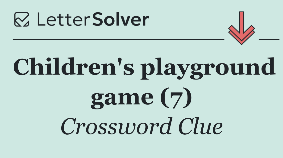 Children's playground game (7)