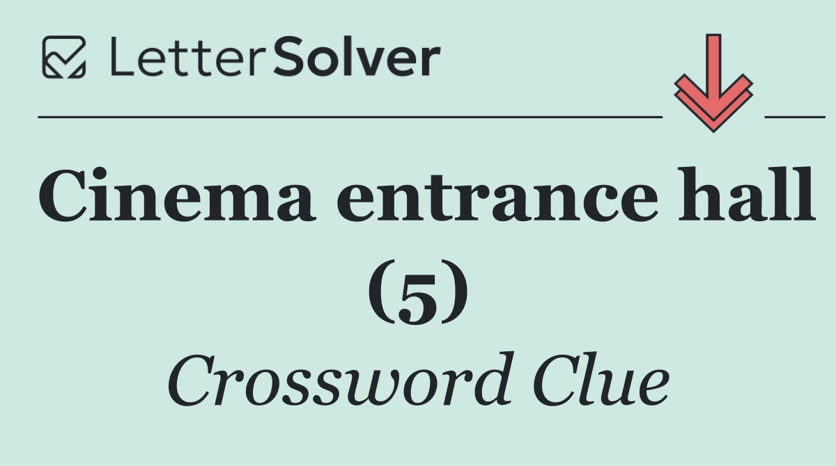 Cinema entrance hall (5)