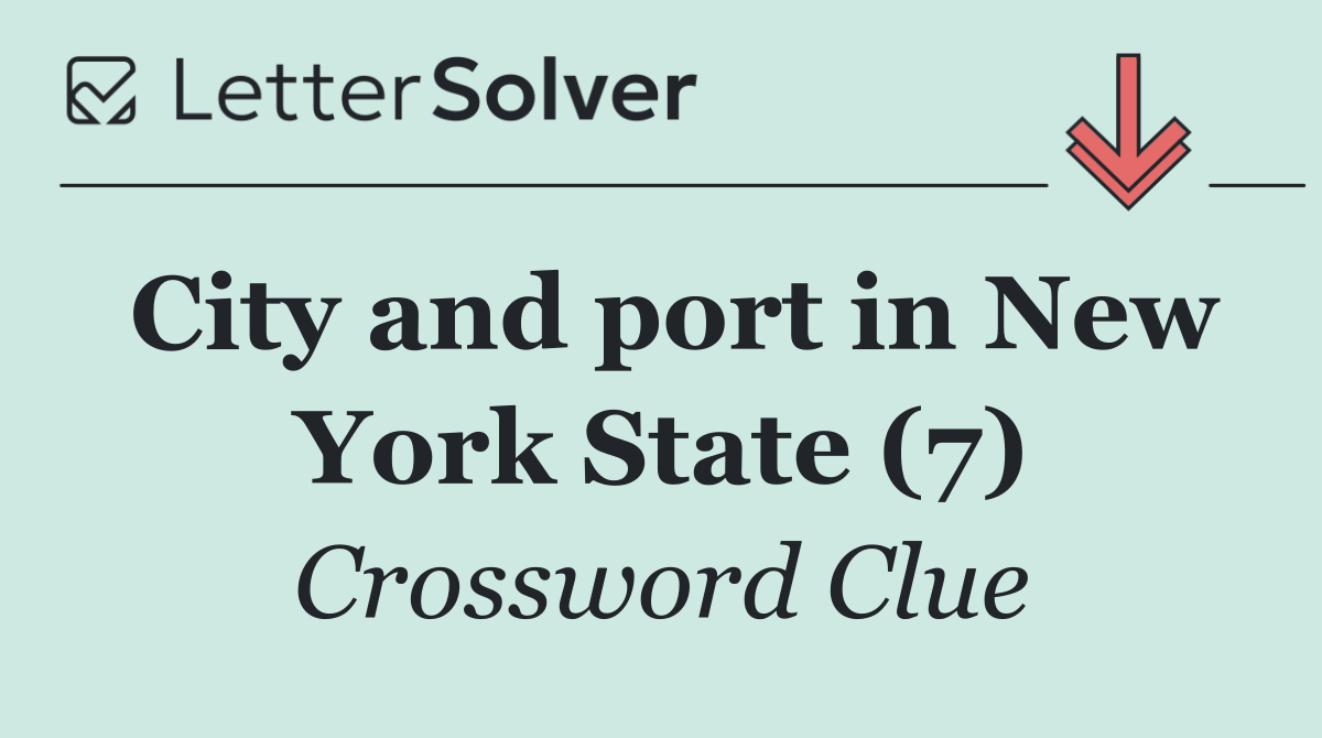 City and port in New York State (7)