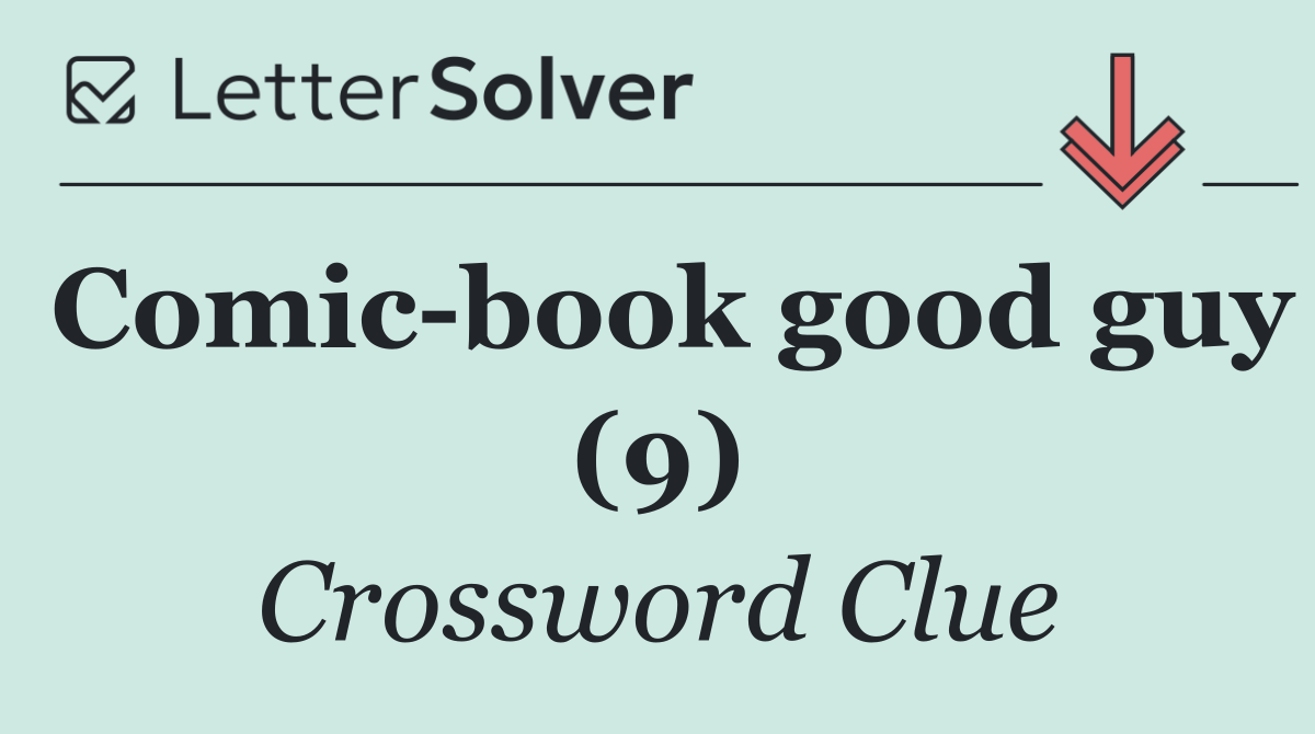 Comic book good guy (9)