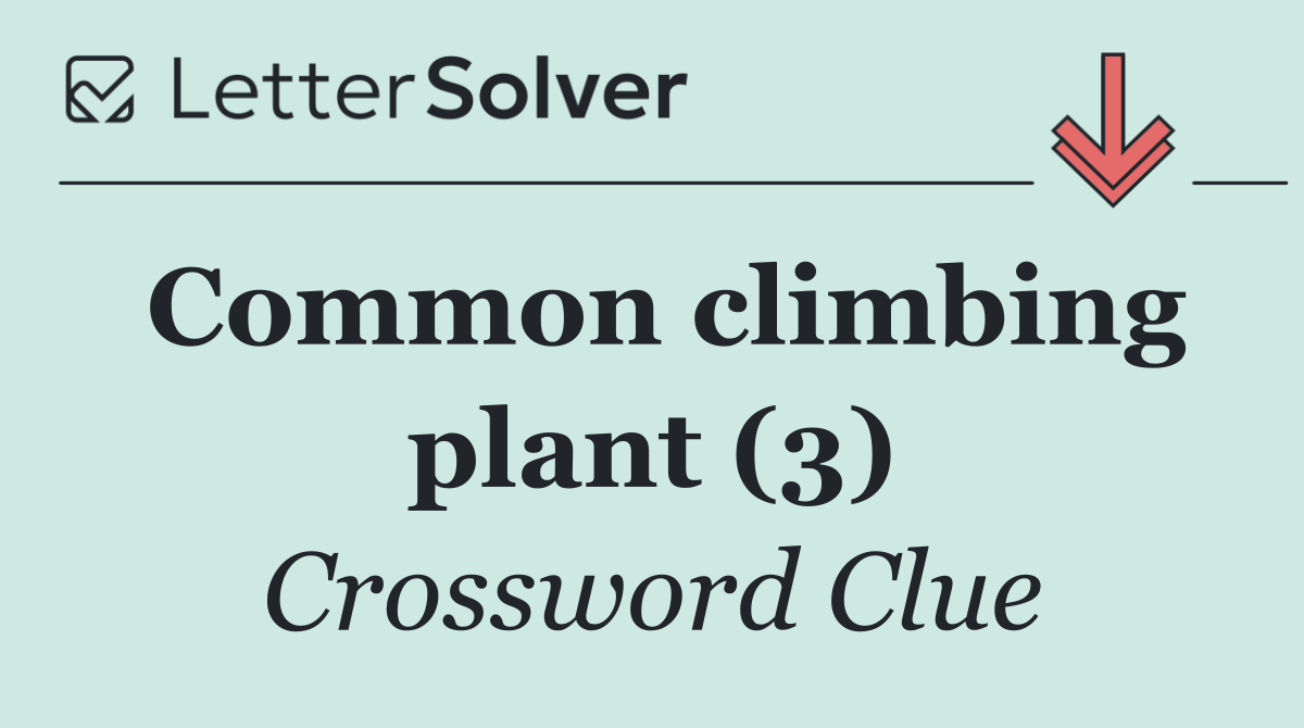 Common climbing plant (3)