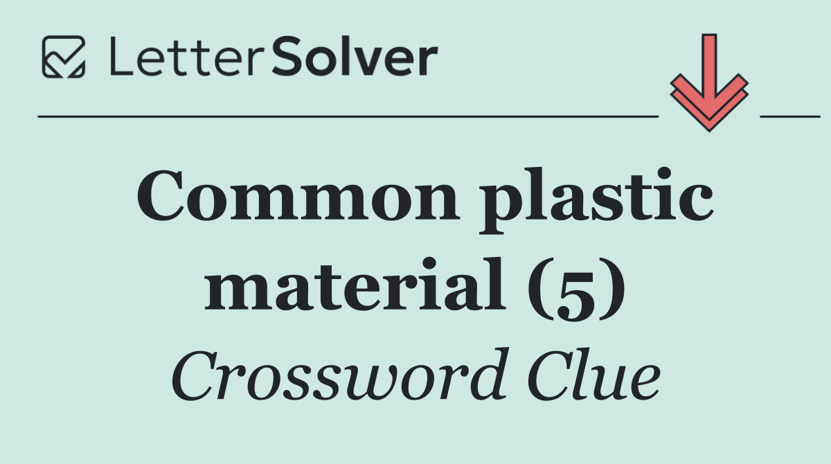 Common plastic material (5)