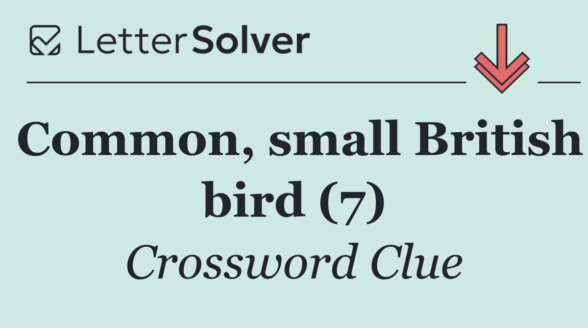 Common, small British bird (7)