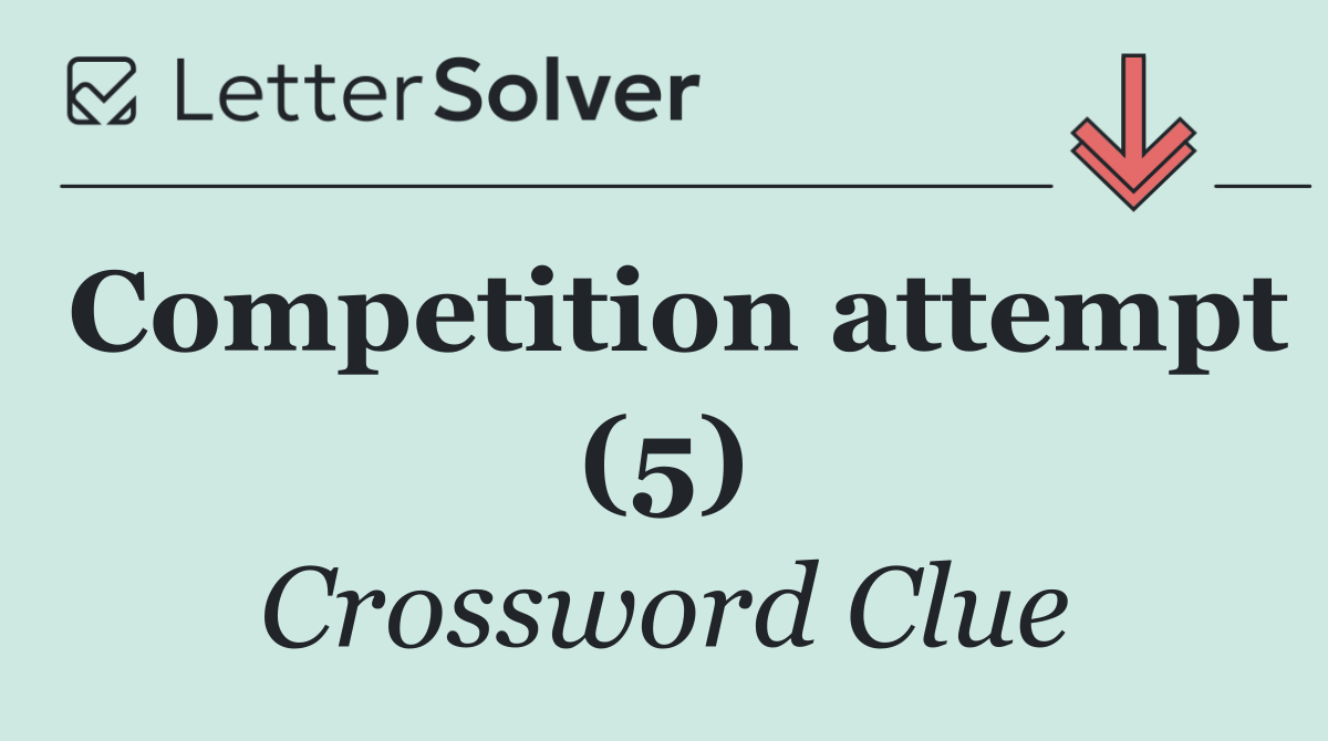 Competition attempt (5)