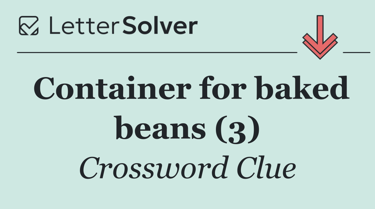 Container for baked beans (3)