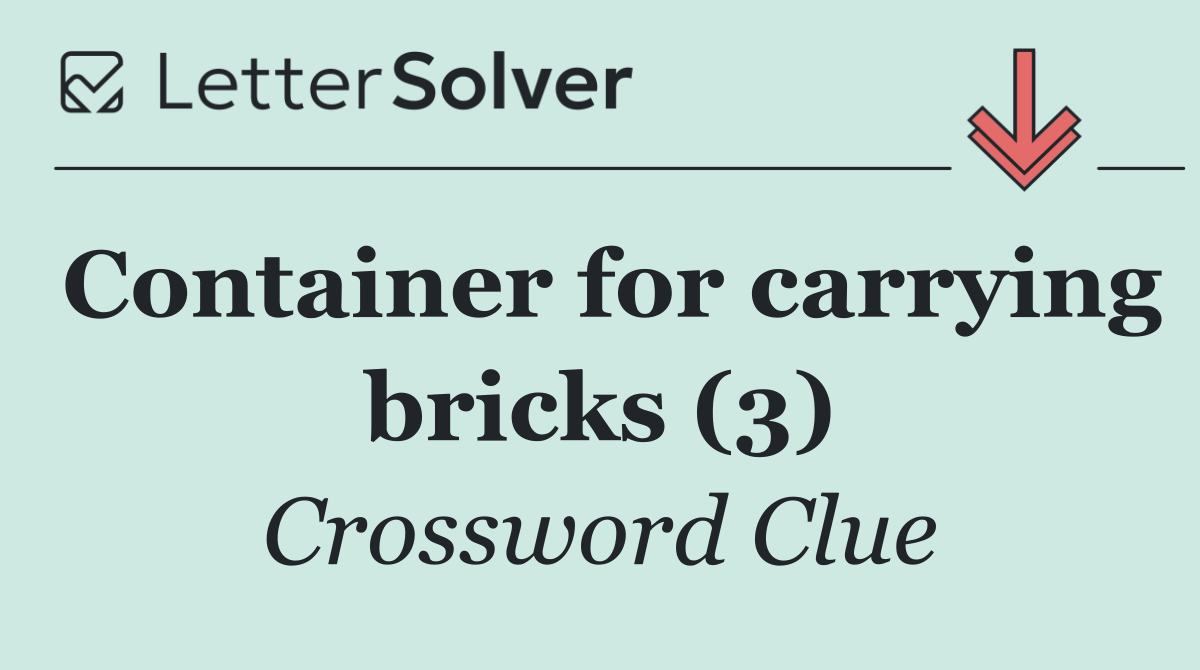 Container for carrying bricks (3)