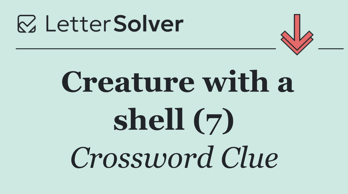 Creature with a shell (7)