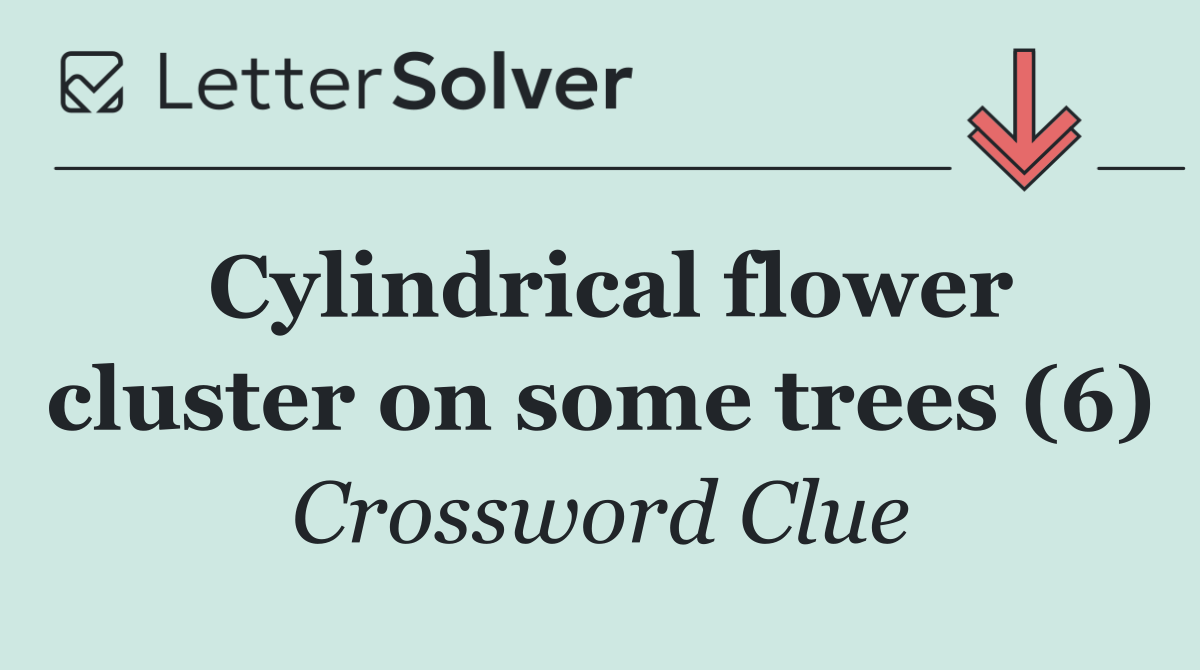 Cylindrical flower cluster on some trees (6)