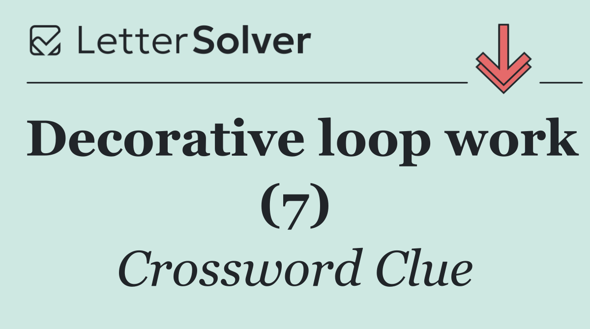 Decorative loop work (7)