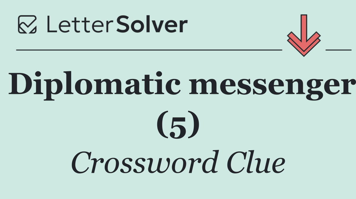 Diplomatic messenger (5)