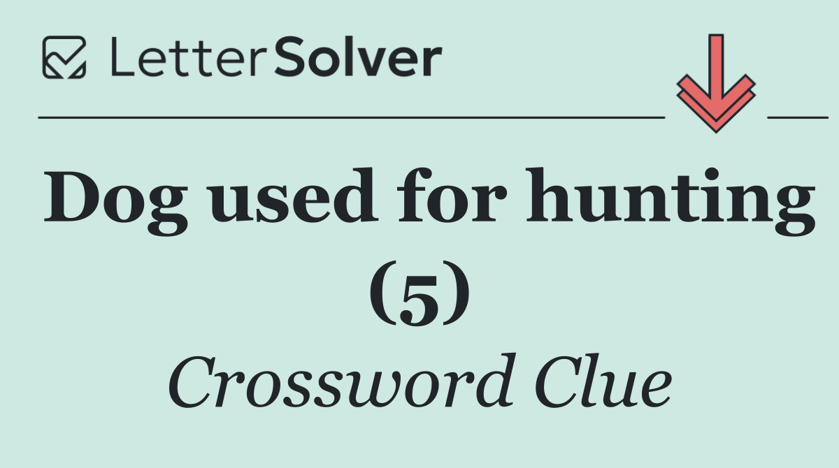 Dog used for hunting (5)