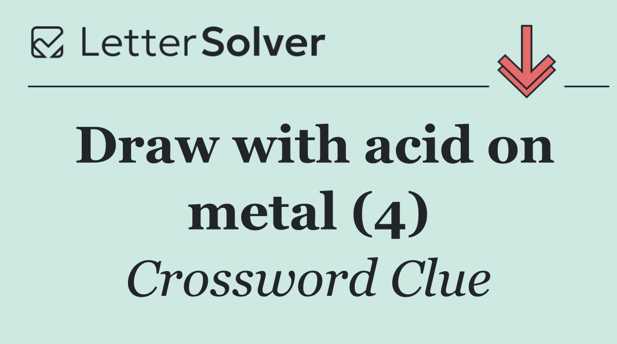 Draw with acid on metal (4)