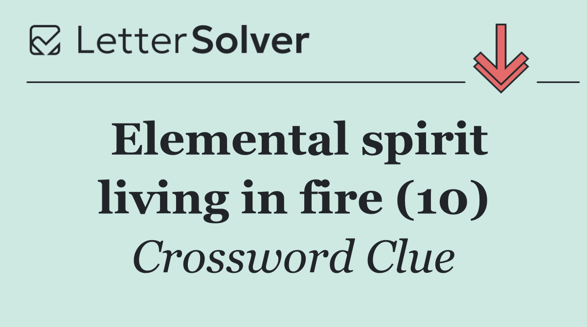Elemental spirit living in fire (10)