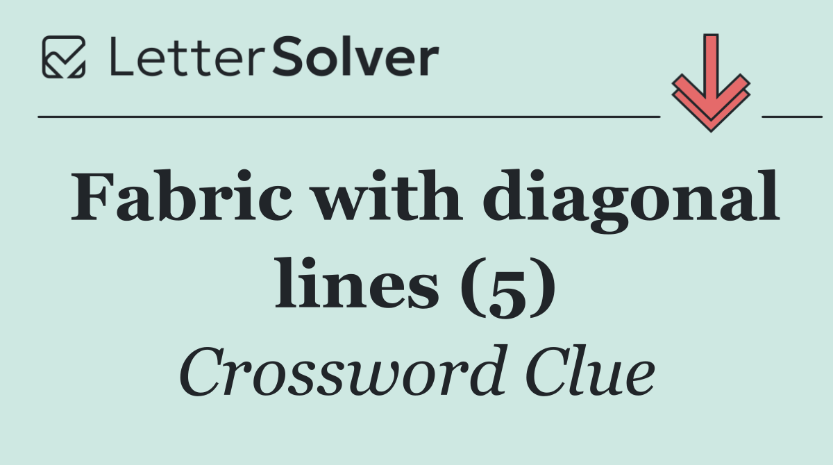 Fabric with diagonal lines (5)