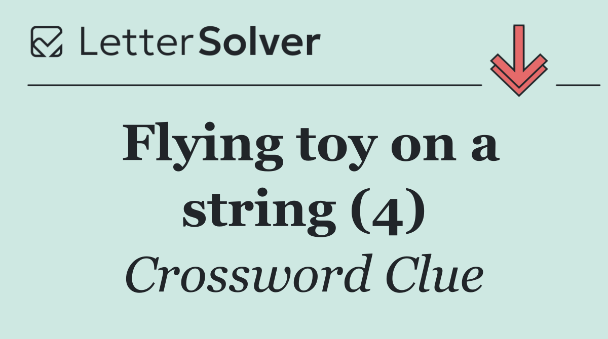 Flying toy on a string (4)