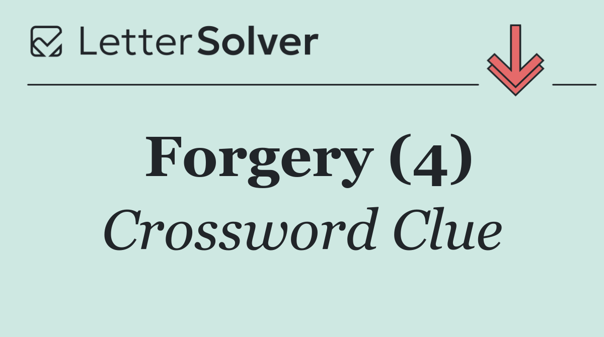 Forgery (4)