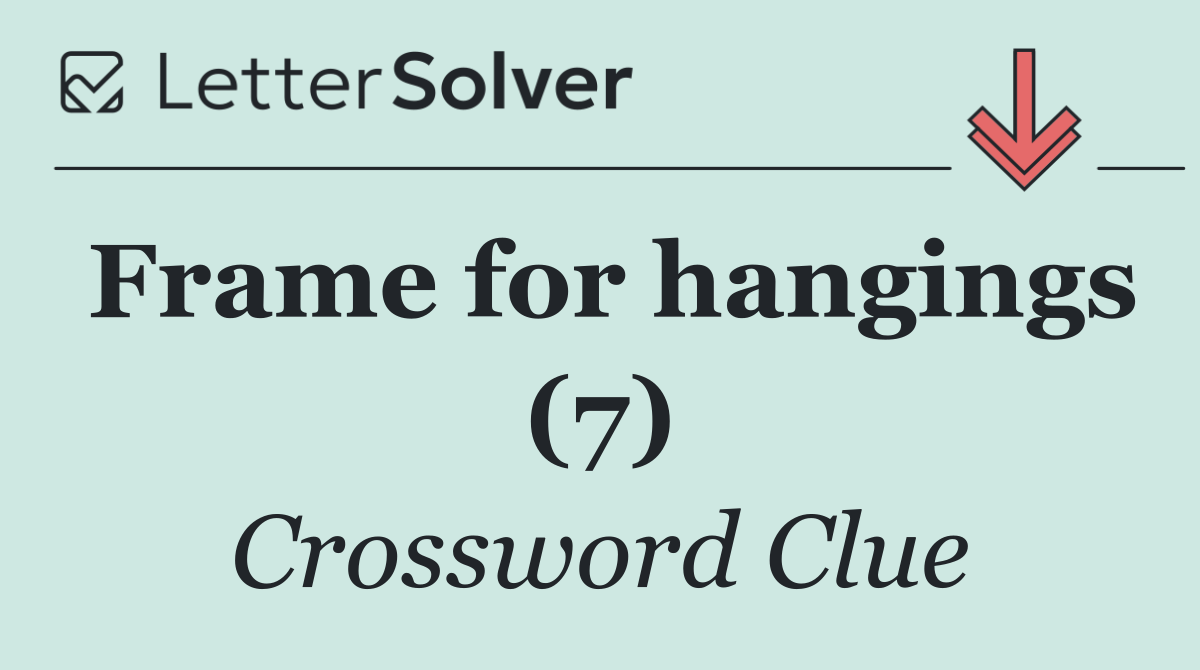 Frame for hangings (7)