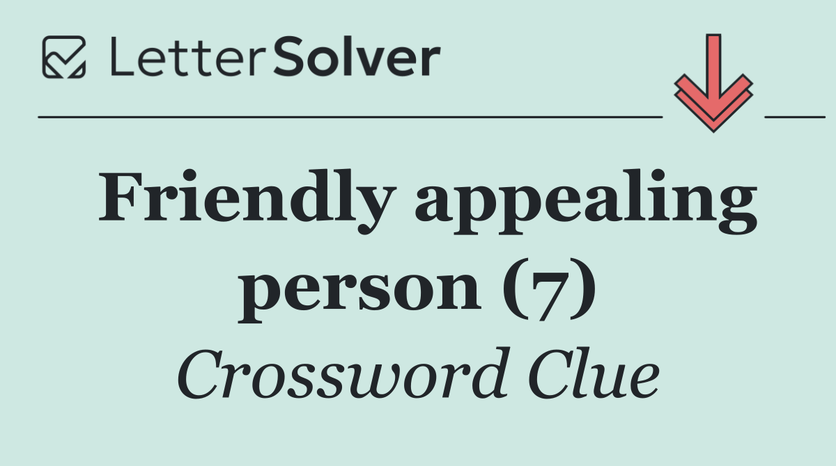 Friendly appealing person (7)