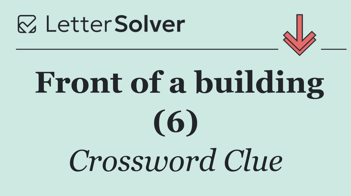 Front of a building (6)